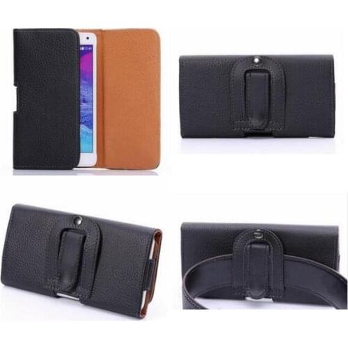 2017 New Smooth/Pattern Pu Leather Pouch Belt Clip Bag for Nokia 3 Alcatel A7 Leagoo KIICAA Power HomTom HT50 Phone Accessory