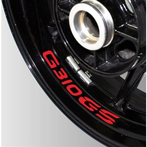 New Motorcycle tire reflective sticker creative wheel rim logo decal moto Decorative accessories for bmw g310gs