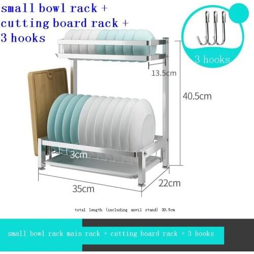 De Cosina Keuken Organizer Organization Afdruiprek Stainless Steel Dish Cuisine Cocina Organizador Kitchen Storage Rack Holder