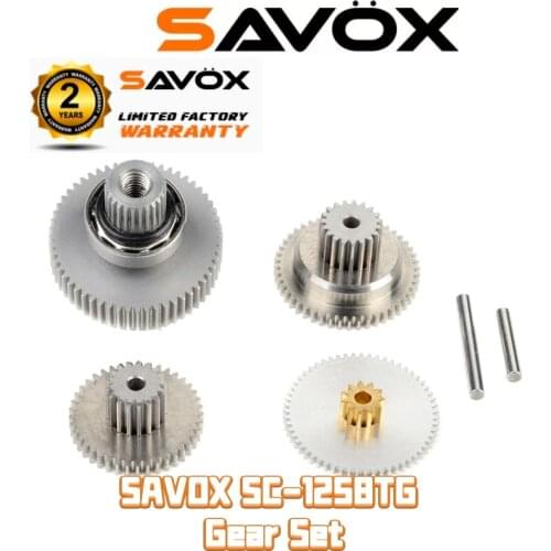 Original SAVOX SC-1258TG Gear Set High Torque Titanium Gear Servo SAVOX 1258 Including bearings