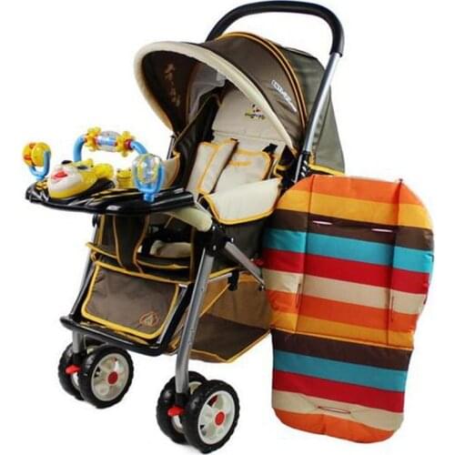 Baby Stroller Seat Cushion Kids Pushchair Car Cart High Chair Seat Trolley Soft Mattress Baby Stroller Cushion Pad Accessories