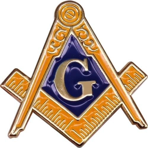 Masonic Freemason lodge lapel pin