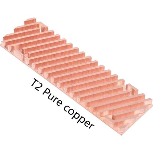 Ultra Thin Pure Copper Heatsink Cooler Heat Sink SSD Thermal Pad for M.2 220