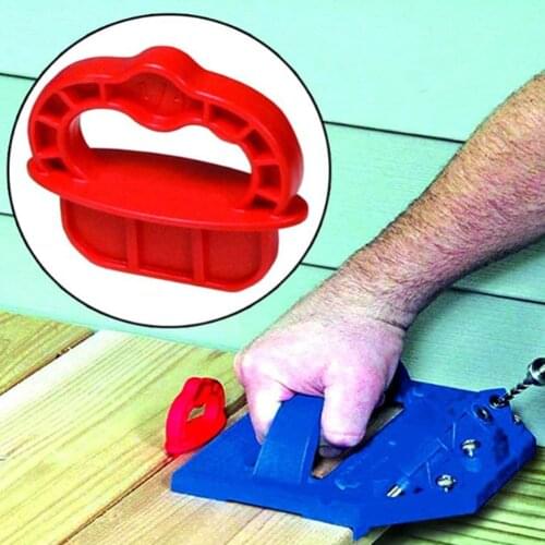Deck Board Jig Spacer Rings Plates Spacer Guide Pressure Treated Composite PVC Plank Decking Alignment Decking Tool 2 Colors Red
