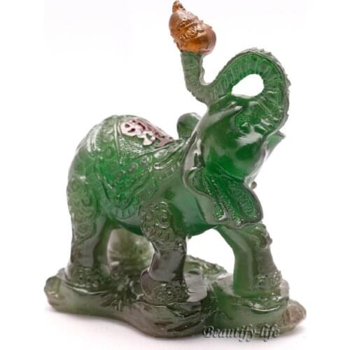 Amazing present, Allochroic Mascot, Lucky elephant, will change color, Ornament, tea pet, Best Gifts,S1162A, Free Shipping