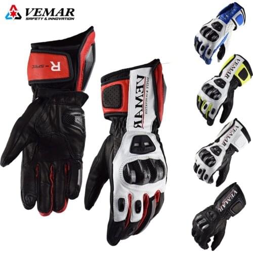 VEMAR Top Racing For Motorcycle Gloves Carbon Fiber Tactical Moto Outdoor Sports Accessories Motocross Gloves Men Guantes Moto