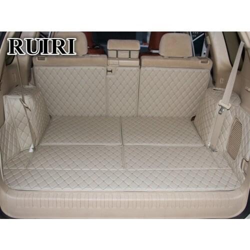 High quality! Special car trunk mats for Toyota Land Cruiser Prado 150 7 seats 2019-2010 durable cargo liner mat boot carpets