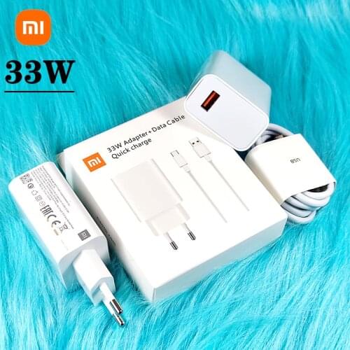 Xiaomi fast charger 33w original Turbo charge red type C cable mdy-11-ez for mi 9 10 9t pro Redmi Note 9 pro K40 30 poco x3 f3