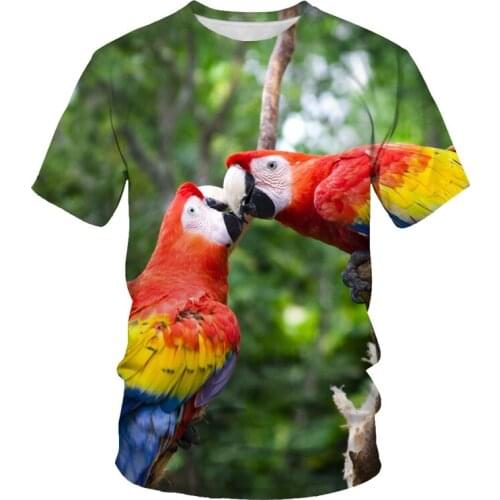 Animal T-shirt 3d Print Casual Little Bird Summer Breathable Elasticity Strong High Quality Tees Funny Crewneck jacket