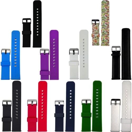 ZycBeautiful for pebble Classic time AMAZFIT Samsung Gear S3 frontier smart Watch 22CM width of silica gel strap