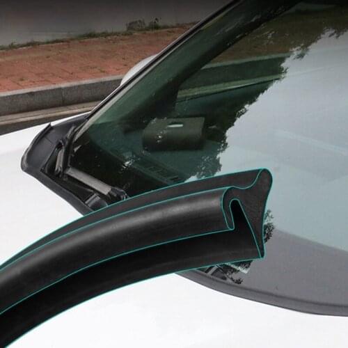 1.8M Car Engine Hood Strip Bumper Protector Weatherstrip Front Windshield Edge Sealing Strips Sticker Car External Accessories