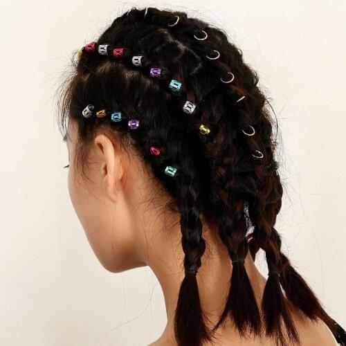 2018 Fashion Jewelry New Korean Multi Color 7pcs Round Metal Braid Hairpin For Hair Women Bijoux Cheveux Mariage Bridal Hair Pin