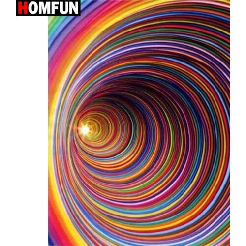 HOMFUN Full Square/Round Drill 5D DIY Diamond Painting "Mandala" Cross Stitch 5D Home Decor A09100