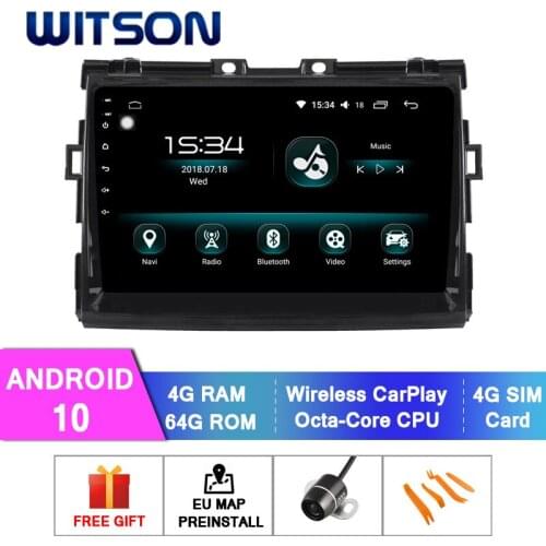 WITSON Android 10.0 CAR DVD SYSTEM for TOYOTA ESTIMA car dvd player link/DAB/OBD/TPMS/DVR/Wifi/3G/4G support