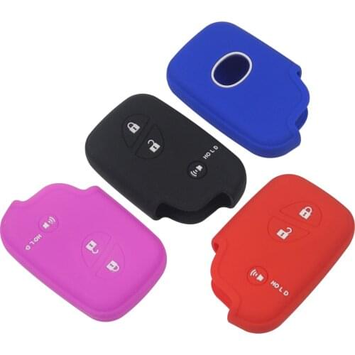 Kutery 10PCS Silicone Colorful Remote Car Key Cover Case For Lexus CT200 IS250 GX400 RX270 RX450h RX350 LX570 Protect Replace