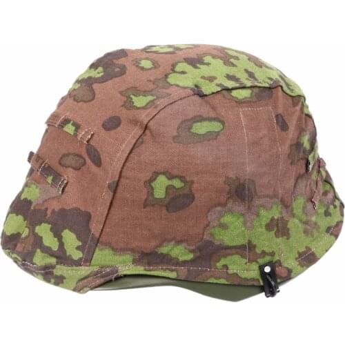 WWII GERMAN OAK CAMO M35 REVERSIBLE HELMET COVER