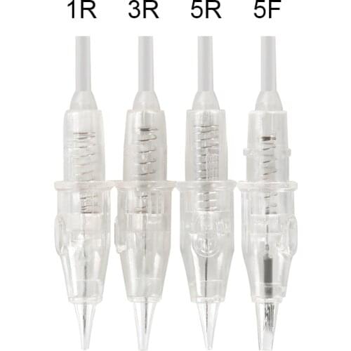 30pcs Professional High Quality Permanent Makeup Needles 1R 3R 5R 5F Cartridge Tattoo Needle for Tattoo Machine Pen -B5