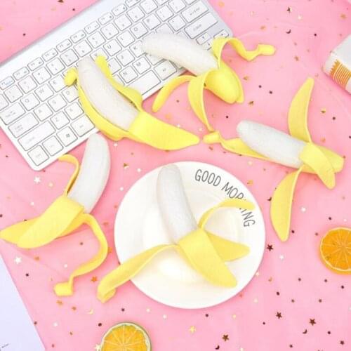 Fidget Toys Antistress Simulated Banana Spoofing Tricks Squeeze Toy Originality Mini Squishy Anti Stress Reliever Pack Adults