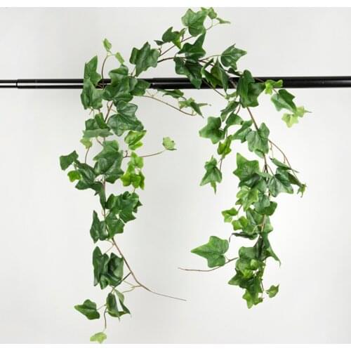 Artificial Plants Home Wedding Decoration Green Fake Plants 1.7 Meter Leaf Rattan PC Garland Vine Artificial Flowers Wall Decor