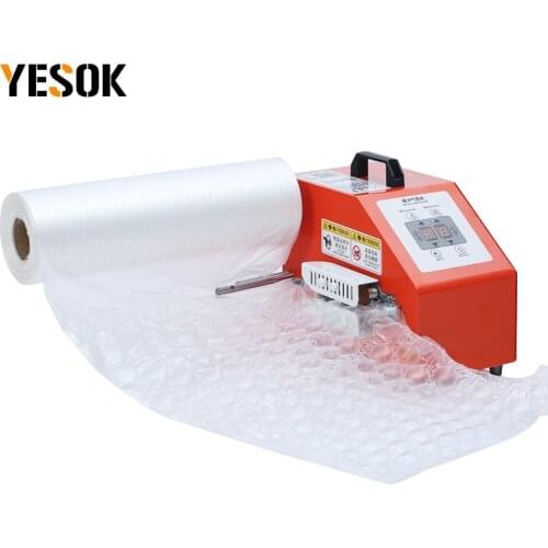Air Cushion Machine Bubble Film Bag Inflator Filling Air Pillow Pllw Packing Inflator Roll Wrap Making Machine110V/220 Inflator