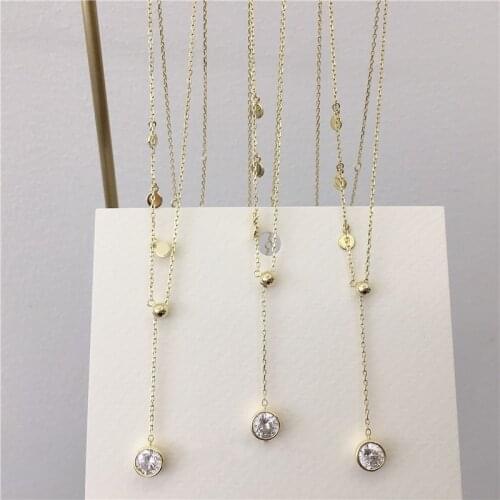 Miuoxion Personality Fashion Jewelry Simple Retro Zircon Temperament Necklace For Women Feature Namour Charm Gift All Seasons