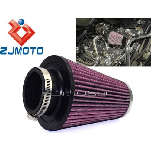 Motorcycle Oval Straight Air Filter For Harley Softail Fatboy Breakout Slim Road King 2008-2016 RC-3680 High Flow Air Cleaner