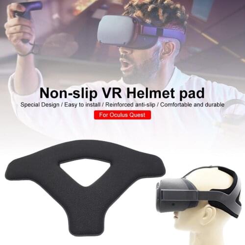 New Comfortable PU Leather Non-Slip Head Strap Foam Pad For Oculus Quest VR Headset Cushion Headband Fixing Accessories