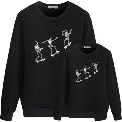 Halloween Family Matching Hoodies 2021 New Autumn Woman Hoodie Long Sleeve Man Tops ​,if you need two Hoodie, please order two