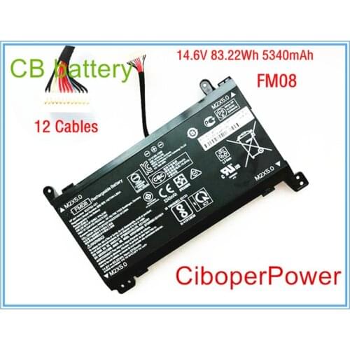 Original quality 14.6V 83.22Wh FM08 Battery for 17-an014ng HSTNN-LB8A 922752-421 TPN-Q195