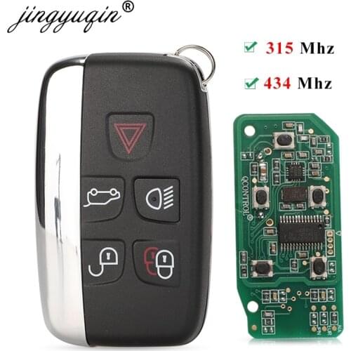 Jingyuqin 315Mhz/434Mhz Remote Car Keyless For JAGUAR XE XF XK XJ F-Type For Range Rover Discovery 4 Sport Evoque Vogue Key Fob