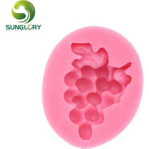 Fruit Grape Silicone Cake Mold Fondant Gum Paste Soap Mold Cake Decorating Tools Baking 3D Cake Decoration Moldes De Silicona