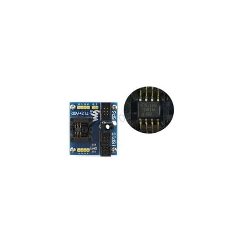 T13+ ADP # ATtiny13 ATtiny12 ATtiny15 ATtiny25 SOIC8 (150 mil) AVR Programming Adapter Test Socket