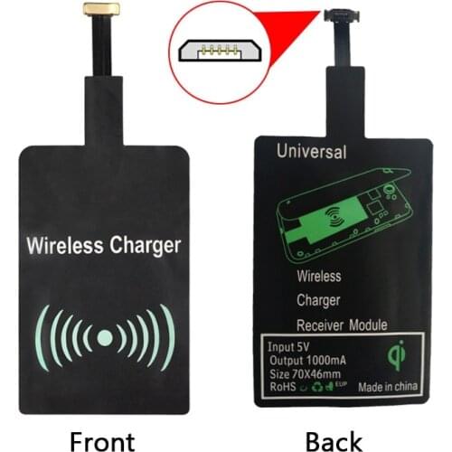 New QI Wireless Charging Receiver for Universal Mobile JR Deals
