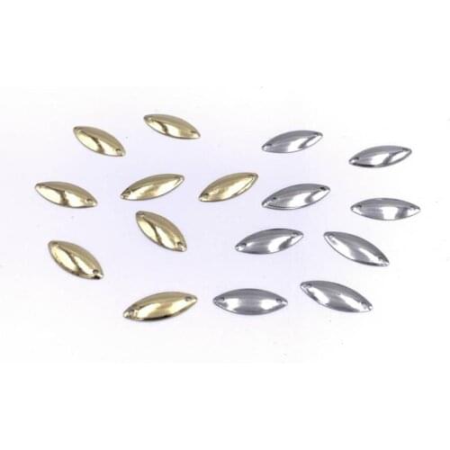 50pcs Brass Salmon Fishing Spoon Blanks Bass Pike Lure Baits Unpainted
