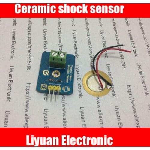 2pcs Ceramic shock sensor / electronic building blocks vibration sensor / analog output module