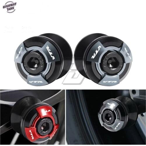 Motorcycle Accessories Swingarm Spools Slider Stand Screws Case for Honda VTR VTR1000 SP-1 SP-2