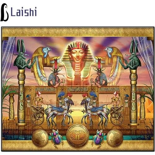 5D DIY Full Square Round Drill Diamond Painting Egyptian Pharaoh 3D Diamond Embroidery sale mosaic Cross Stitch Handicraft decor