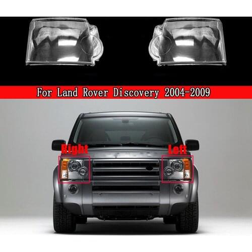 Car Glass Lamp Headlamp Lampcover Shell Auto Lampshade Headlight Lens Cover For Land Rover Discovery 2004- 2009 Auto Lamp Case