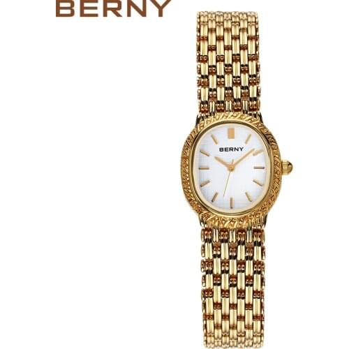 Женские золотые часы BERNY China At AliExpress