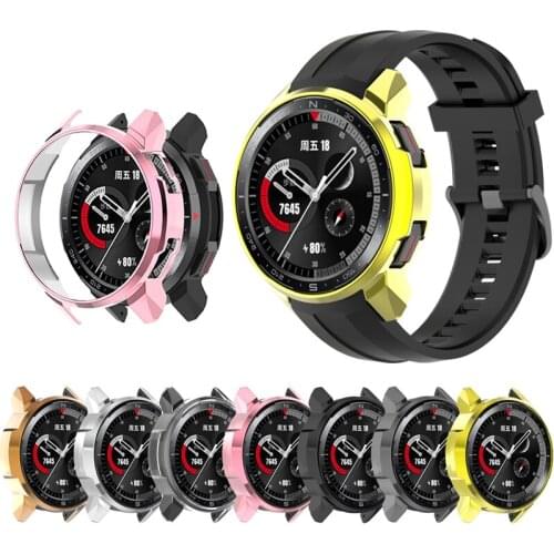 TPU Plating Silicone Watch Case For Huawei Honor Watch GS Pro Smart Watch Protective Shell Accessories For Honor GS Pro case