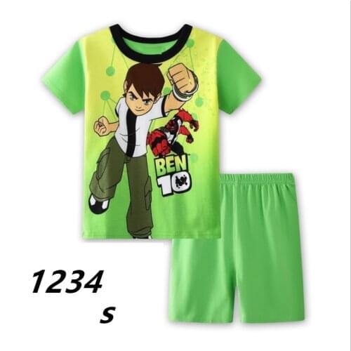 Kids Pajama Sets Girls Suit Children pyjama T-shirt + Pants Baby Girl/Boy Cartoon Homewear Clothing Set Boys Sleepwear 2-7 Years