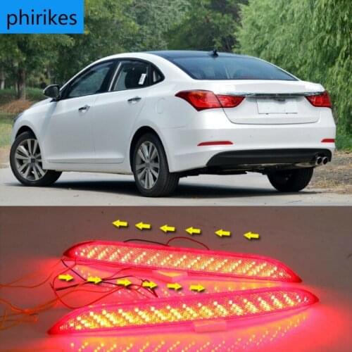 For Hyundai MISTRA 2014-2016 Rear Lamp Stop Brake Light LED Tail Trunk Strip Light
