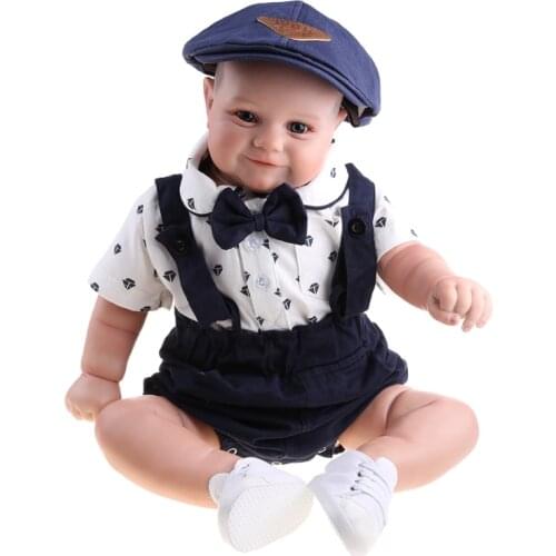 Eyes-Open Red Dress Girl Doll Realistic Baby Girl Doll Washable Doll Toys Lifelike Boy Doll Toy Reborn Interactive Doll L41D