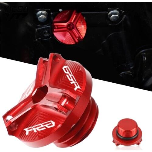Oil Filler Cap FOR SUZUKI GSR600 GSR750 GSR 600 750 1960-2016 Motorcycle Accessories Engine Oil Cup Cover Drain Plug Sump Nut
