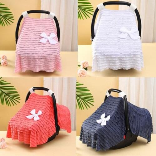 Multifunctional Baby Stroller Cover Windproof Newborn Baby Basket Sunshade Cover Maternity Breastfeeding Nursing Blanket
