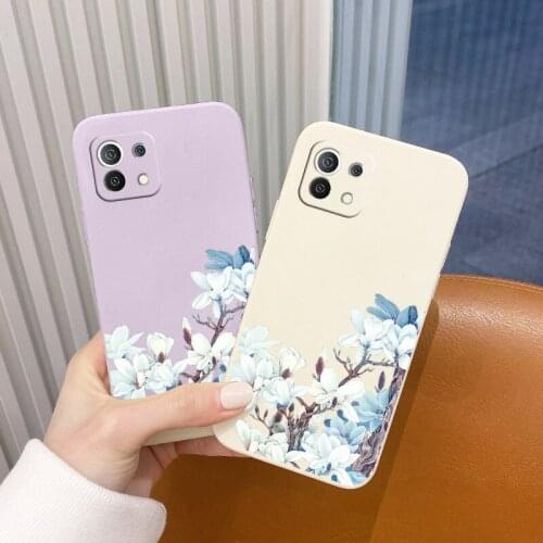 For Xiaomi Mi 11 Ultra 11i 10T 9T Pro Lite Case Small Fresh Lily Phone Cover 10 10S 9 8 lite Pro Poco F2 X2 F3 Pro Soft Case