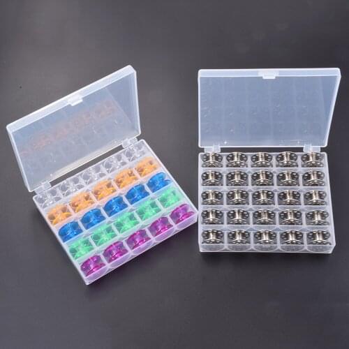 Sewing Bobbins Box Set, Storage Box For Sewing Tools Accessories, Bobbin Organizing Case Stitch Machine Spools Sewing Supplies