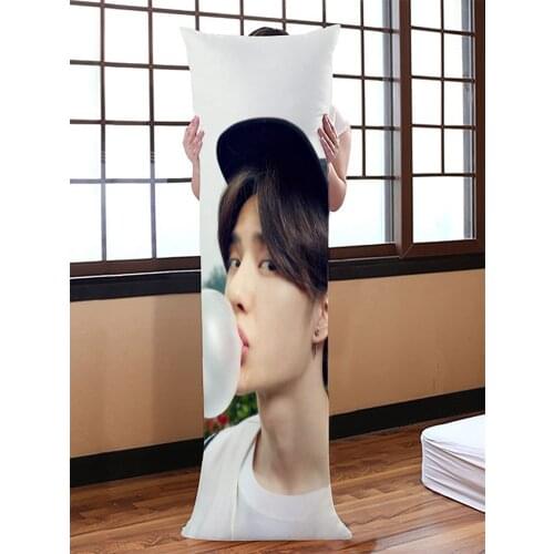 Wang Yibo Dakimakura Hugging Body Pillow Case DIY Custom Throw Cushion Pillow Cover 7 Sizes