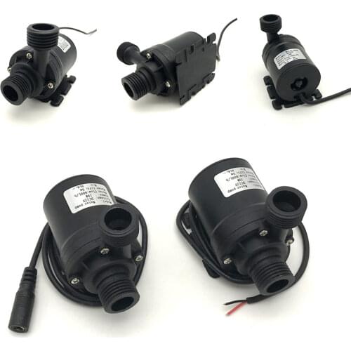 800L/H 5m DC 12V 24V Solar Brushless Motor Water Circulation Watering Washing Pump Submersible Water Pump