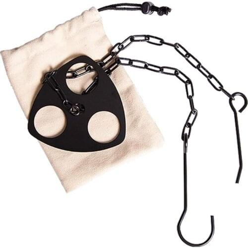 Stainless Steel Detachable Barbecue Portable Adjustable Tripod Hanging Holder Outdoor camping Picnic Multifunctional Ring Hook